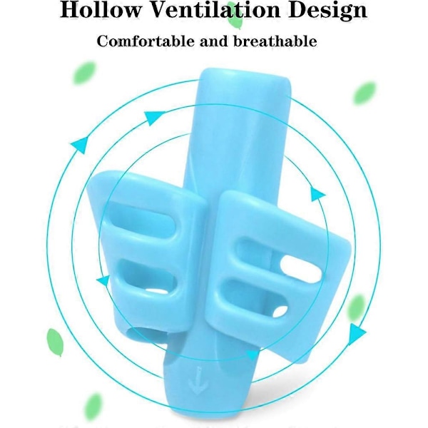 Blyantgrep for barn, håndskriftblyantgrep, holdningskorrigeringstrening, førskolebarn, skrivehjelpemidler, småbarn, barn med spesielle behov (6 stk)