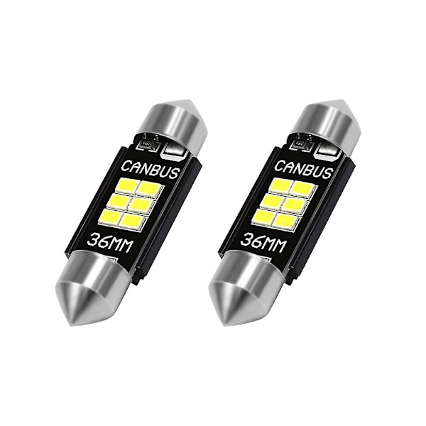 Ekstremt lyse 400 Lumen 3020 Chipset Canbus Feilfrie LED-pærer for interiørbilbelysning Nummerplate Kuppel Kart Dør Hilsen 1.25 36MM Festoon DE