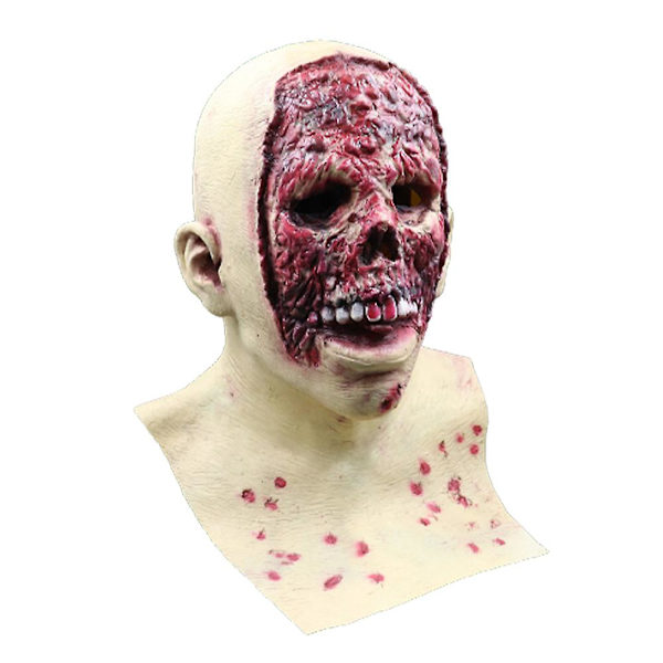 Halloween Creepy Scary Latex Mask Smältande Ansikte Zombie Horror Karneval Nattfest Rekvisita