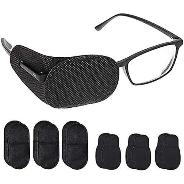 6 Pairs of Eye Patches, Adjustable Lazy Eye Patches Amblyopia Correction/Vision Restoration Eye Patches (Large)