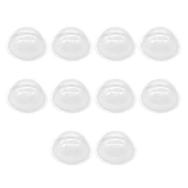 10 st 9/12/16 cm Halvklotformade Kupolöverdrag Globe Halvrunda Transparenta Flaska Dammskyddande Skyddande Överdrag DIY Tillverkning Hantverk Transparent PVC Plast Halvcirkel 12cm