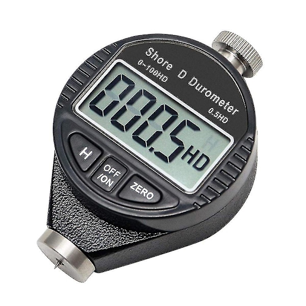 0-100hd Shore D Hårdhedsmåler Digital Durometer Skala Med LCD Display Til Gummi, Plast, F