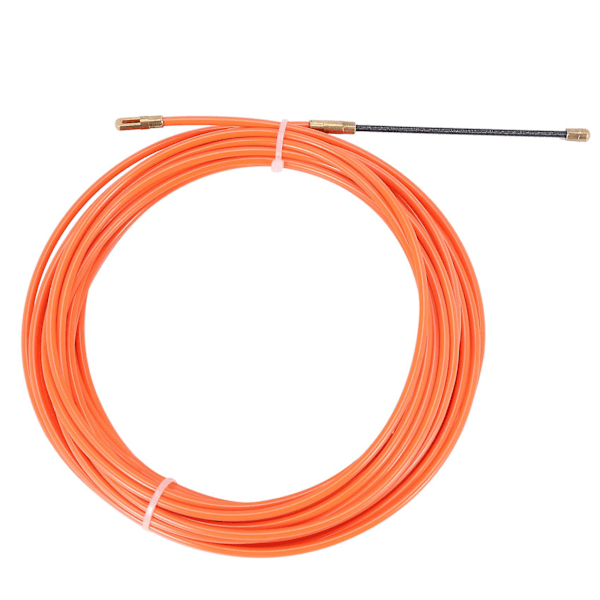 4mm 10 Meter Orange Guide Device Nylon Elektrisk Kabel Push Pullers Duct Snake Rodder Fish Tape Wire