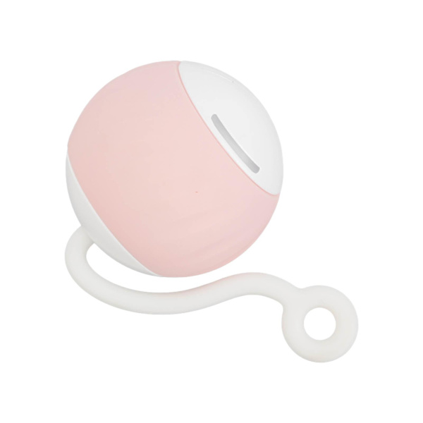 Elektrisk Interaktiv Katt Leksak med Smart LED-Ljus, 2 Hastigheter - Automatisk Rullande Boll för Katter (Vattenmelon Design)