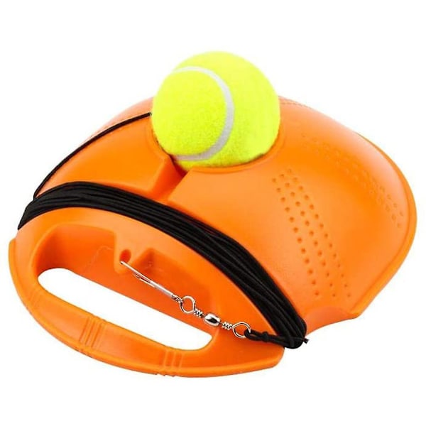 Heavy Duty Tennis Training Aids Base With Elastic Rope Ball Practice Self-duty Rebound Tennis Trainer Partner Sparring Device