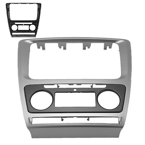 2Din Radio Stereo Fascia Ram Dash Trim Ersättning för Octavia 2008 till 2013