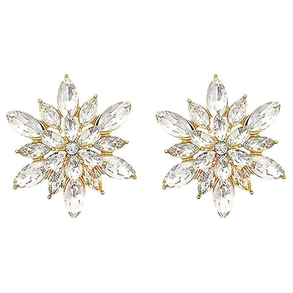 1 Pair Snowflake Earrings Decorative Earrings Stud Earrings Women Earrings Jewelry