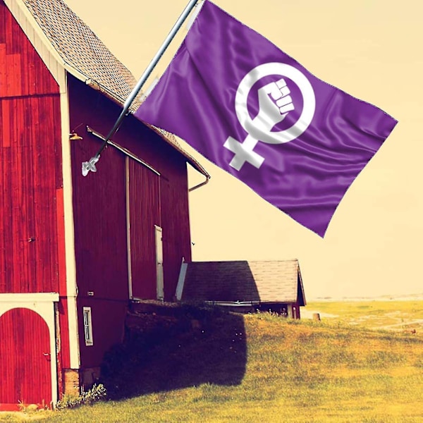 Exklusiv Feminism Banner Polyester Lätt Flytande