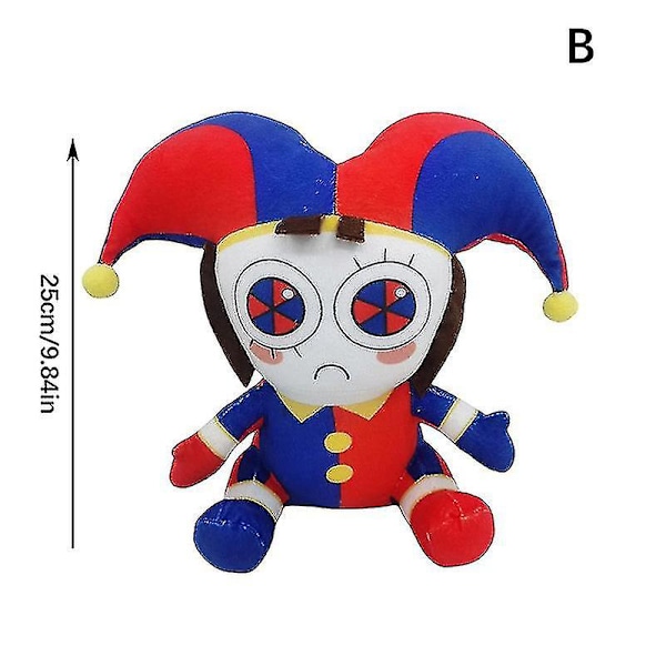 Fantastisk Digital Circus Plush, Pomni og Jax Plushies Leke for Barn Julegave b