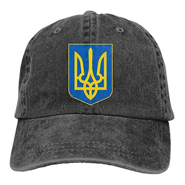 Bomullsbaseballcaps med Ukrainas nasjonale emblem - Hatte-stil, politisk hodeplagg