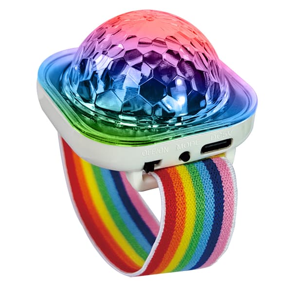 United DLA2534 LED disco bracelet with color-changing light