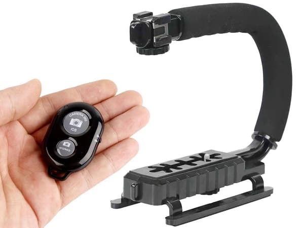 Vlogging kit video recording tripod microphone phone holder