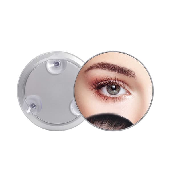20x Magnifying Makeup Mirror - White Portable Makeup Mirror with Suction Cups for Detailed Application