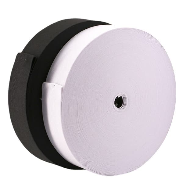 Thickened Elastic Band - Black + White (3 meters each) S