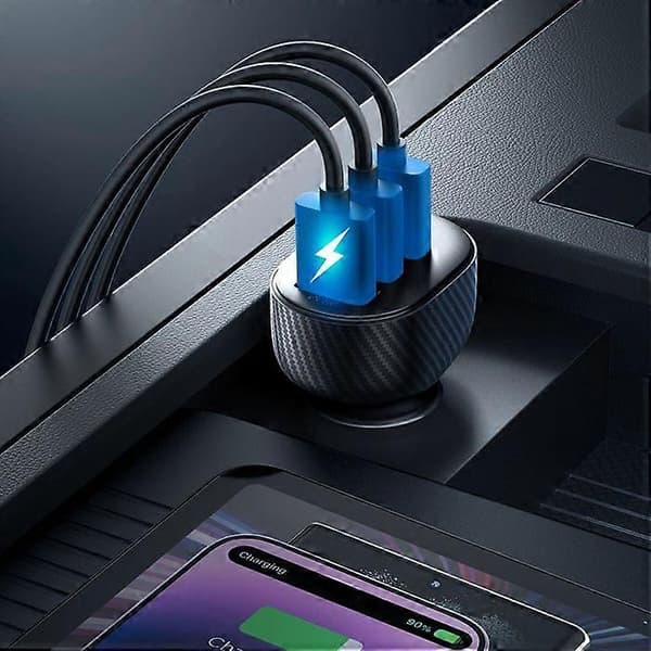 Billaddare - JoyRoom - JR-CCD03 - 3x USB - Digital Display - 17 W