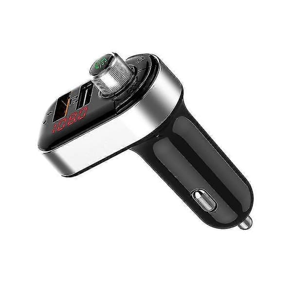 C7 Fm Bluetooth Mp3-spiller Navigasjonssender Dobbel Usb 5v 3.1a Billader