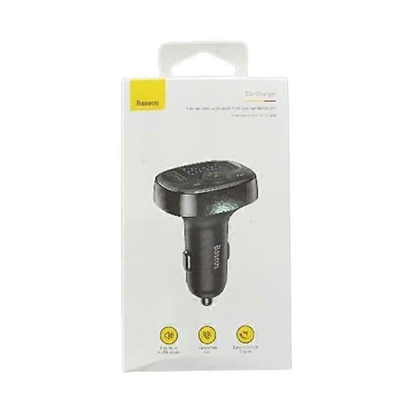 Billader - BASEUS - S-09A - Bluetooth - MP3-spiller - Svart