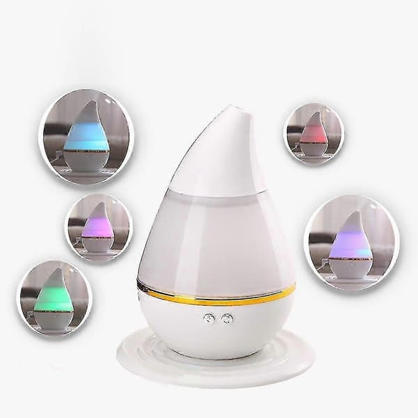 Luftfukter Vanndråpeformet Billader Tåkemaskin USB Humidificadores