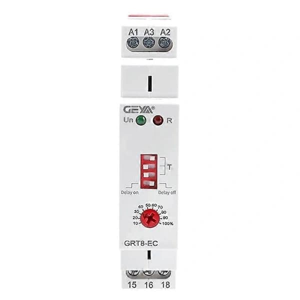 GRT8-EC 10A Dual Function Relay with Delay On or Off AC230V Time Relay