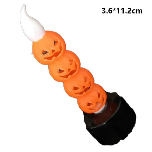 Græskarhoved, Halloween Dekoration, Solcellelamper
