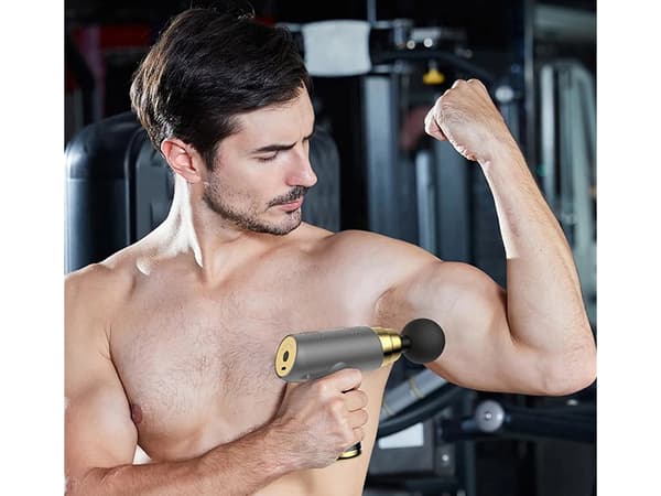 Portable Massage Gun for Muscle Massage - 4 Nozzles