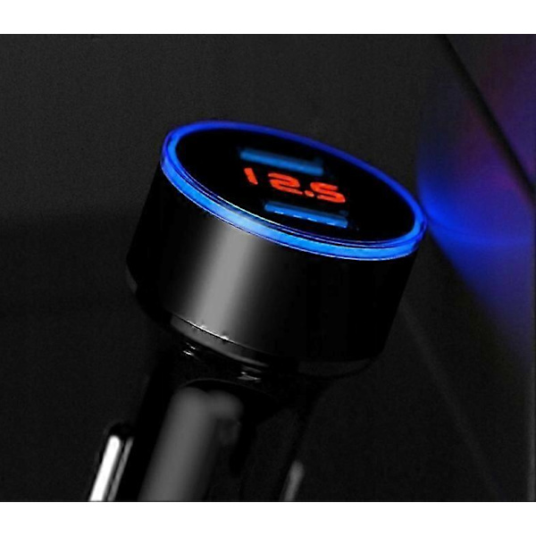 Batteritestare Meter Billaddare USB Batteriackumulator