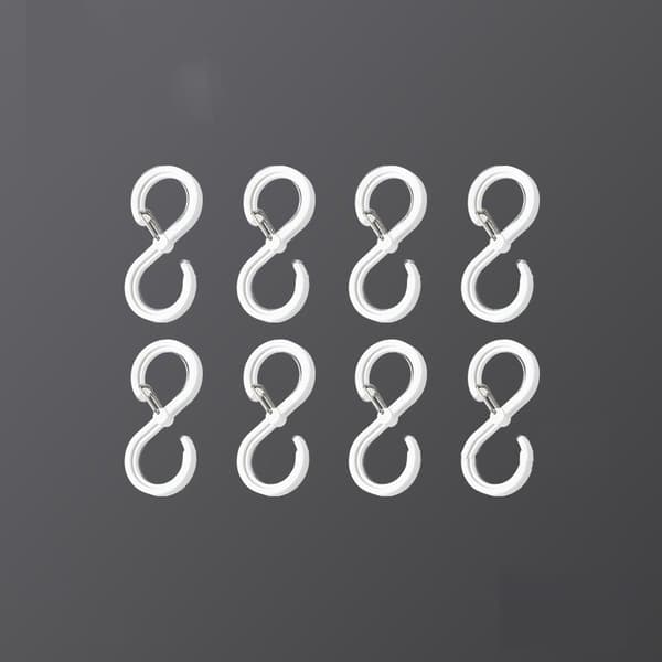 S-Shaped Hooks, 8-pack