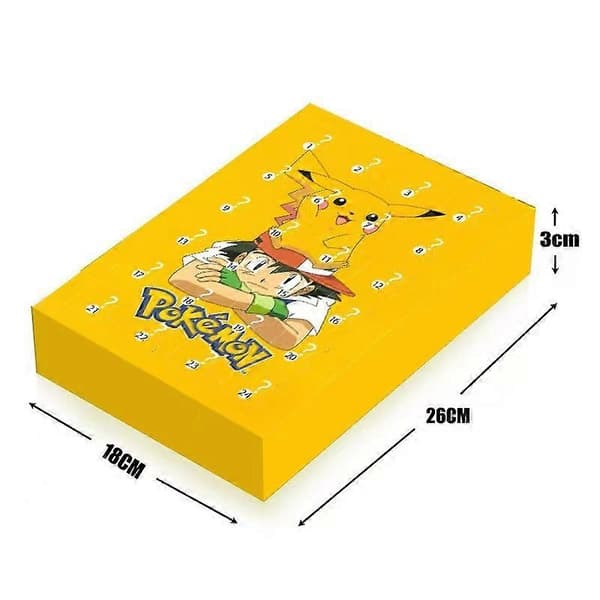 2025 Pokémon Julekalender Blind Box Jul 24 stk