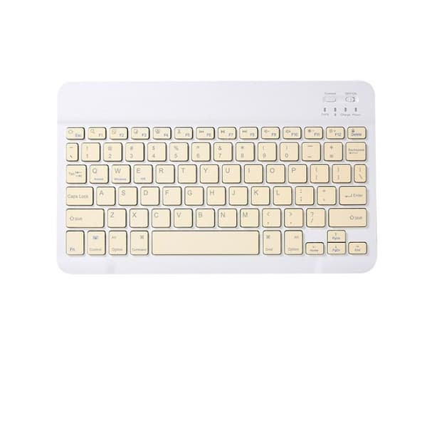 10 tuuman langaton bluetooth-näppäimistö (keltainen)