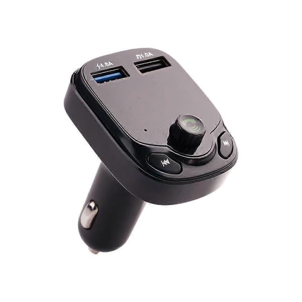 Dobbel USB Billader Trådløs Bluetooth 5.0 FM-sender Radiomodulator