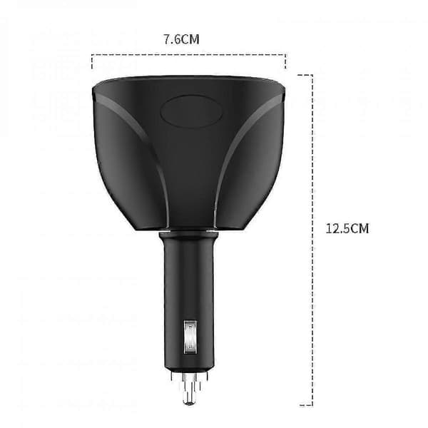 36W USB Biloplader, Super Hurtig 6A Hurtig Opladning, Kompatibel med iPhone/Android
