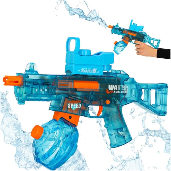 Elektrisk vandpistol med LED-lys - 350 ml