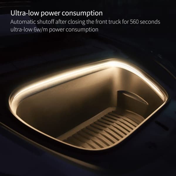 Tesla Model Y LED-lysstribe til Frunk, tilbehør til omgivende belysning