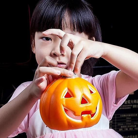 Halloween LED Jack O' Lantern Græskarlygter Nyhed Flash Græskarlygte Lampe Legetøj