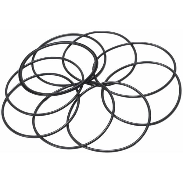 10 stk. metriske O-ringe sort nitrilgummi tykkelse 100 mm ydre diameter 3 mm