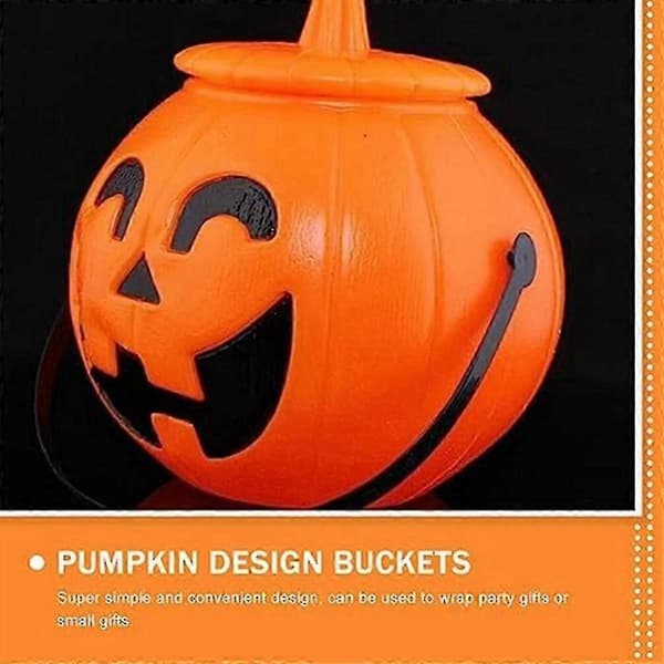 Gresskar Godteribøtte, Halloween Gresskarbøtte, Gresskarbøtte, Halloween Jack Lantern Godterikurv P