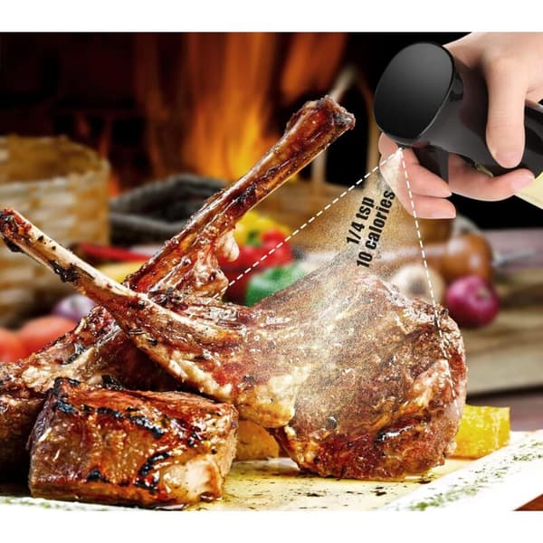 Olivenoliespray. 2-delt køkkenoliesprøjte, oliedispenser til madlavning og grill (200 ml)