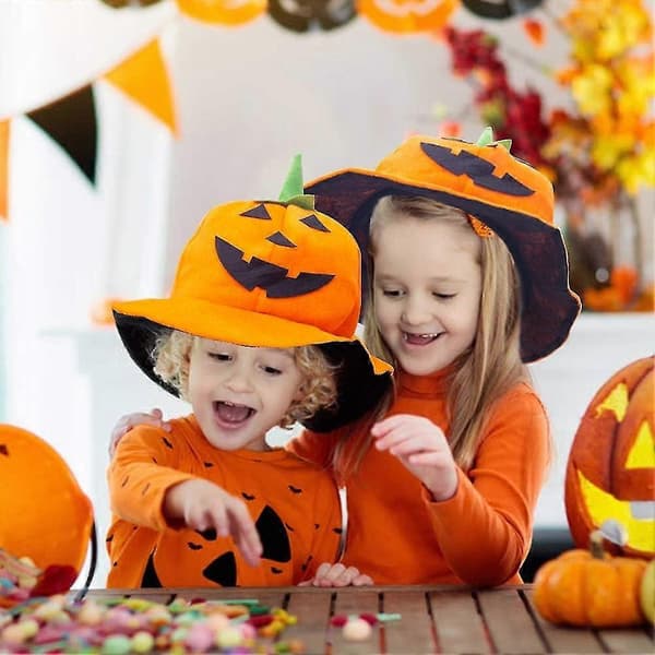 Halloween Pumpa Hatt Jack-o'-lantern Hatt Halloween Hatt