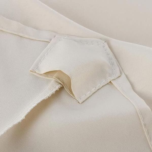 Replacement Umbrella Canopy 8 Ribs Diameter 3m Waterproof Replacement Fabric UV Resistant Beige