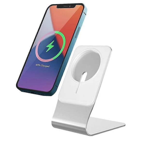 Opladerholder til Magsafe-oplader, magnetisk opladerholder, aluminium
