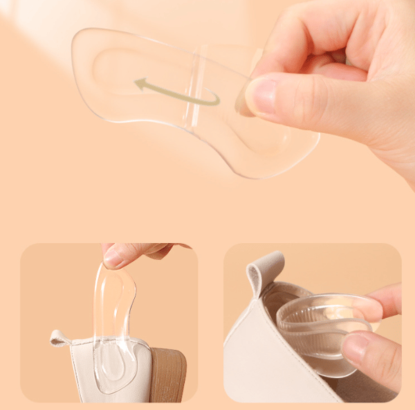 Invisible and Durable Heel Protectors – 2 pairs