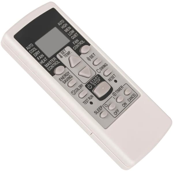 Erstatningsfjernkontroll egnet for Fujitsu Air Conditioner AC A/C AR-RCD1C AR-RCD1E RCE1E. Ikke-original