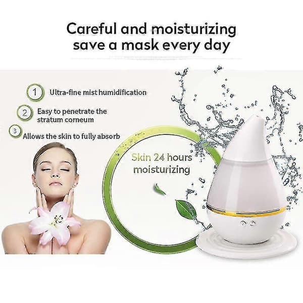 Luftfukter Vanndråpeformet Billader Tåkemaskin USB Humidificadores