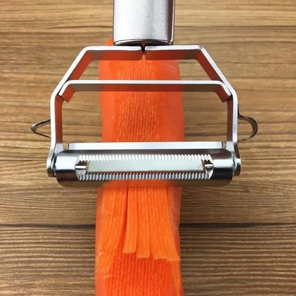 (Silver) Vegetable and Fruit Peeler - Ultra-sharp Stainless Steel Peeler