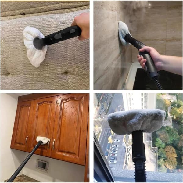 Pakke med 10 mikrofiberforruder til Karcher EasyFix SC2. SC3. SC4 damp tilbehør erstatningsklude til hånddyser