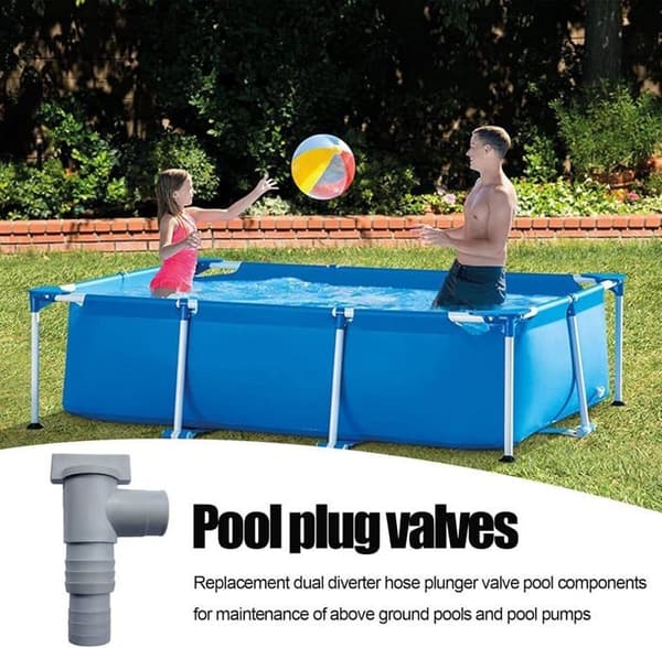 Pool Shut-Off Valve with 32mm Hose Connection Pool Shut-Off Valve Pool Piston Valve