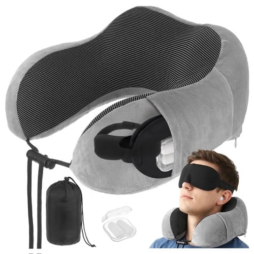 Niskatyyny unimaskilla ja korvatulpilla - 3-in-1 matkasetti