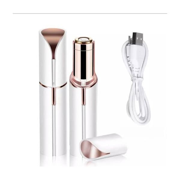 1 st Epilator, trimmer för ögonbryn/ansiktshår/näshår/bikinilinje, vit