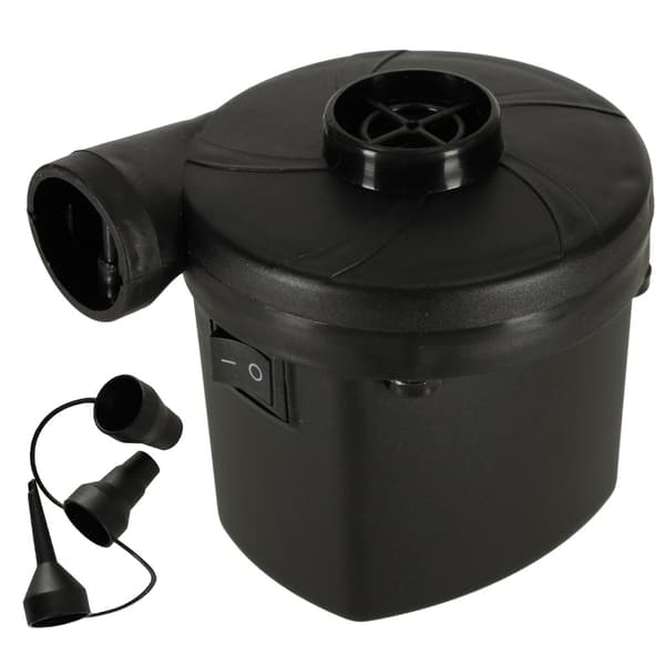 Electric Mattress Pump 12V/240V - With Nozzles