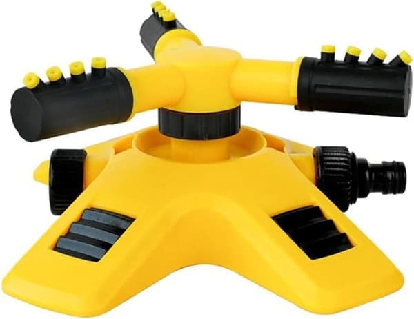 Garden Sprinkler, Adjustable Sprinkler Nozzle, 360° Rotating Automatic Lawn Sprinkler, Automatic Irrigation Sprinkler